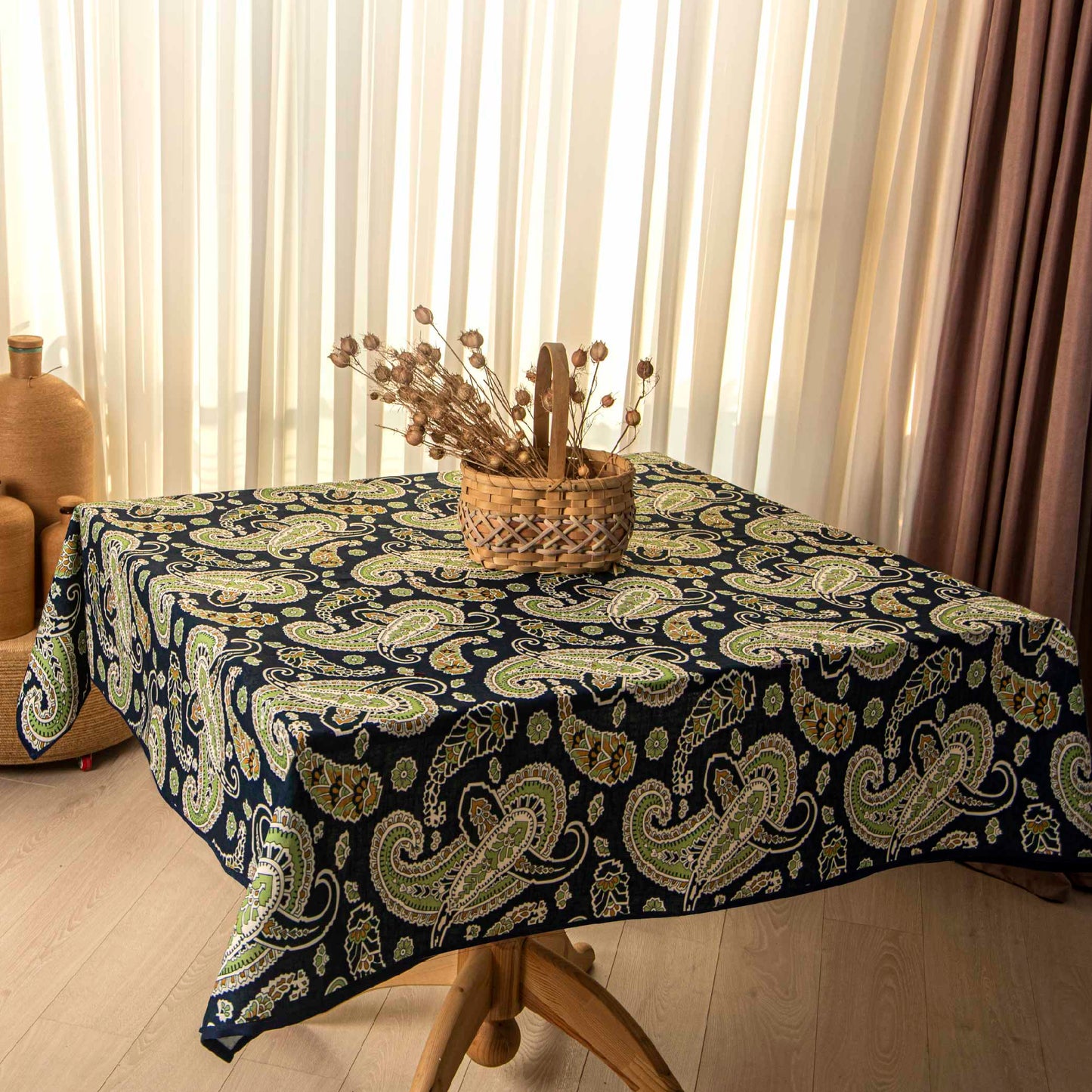 Paisley (green) - Tablecloth