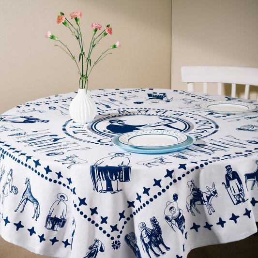 Pirosmani (white) - Tablecloth