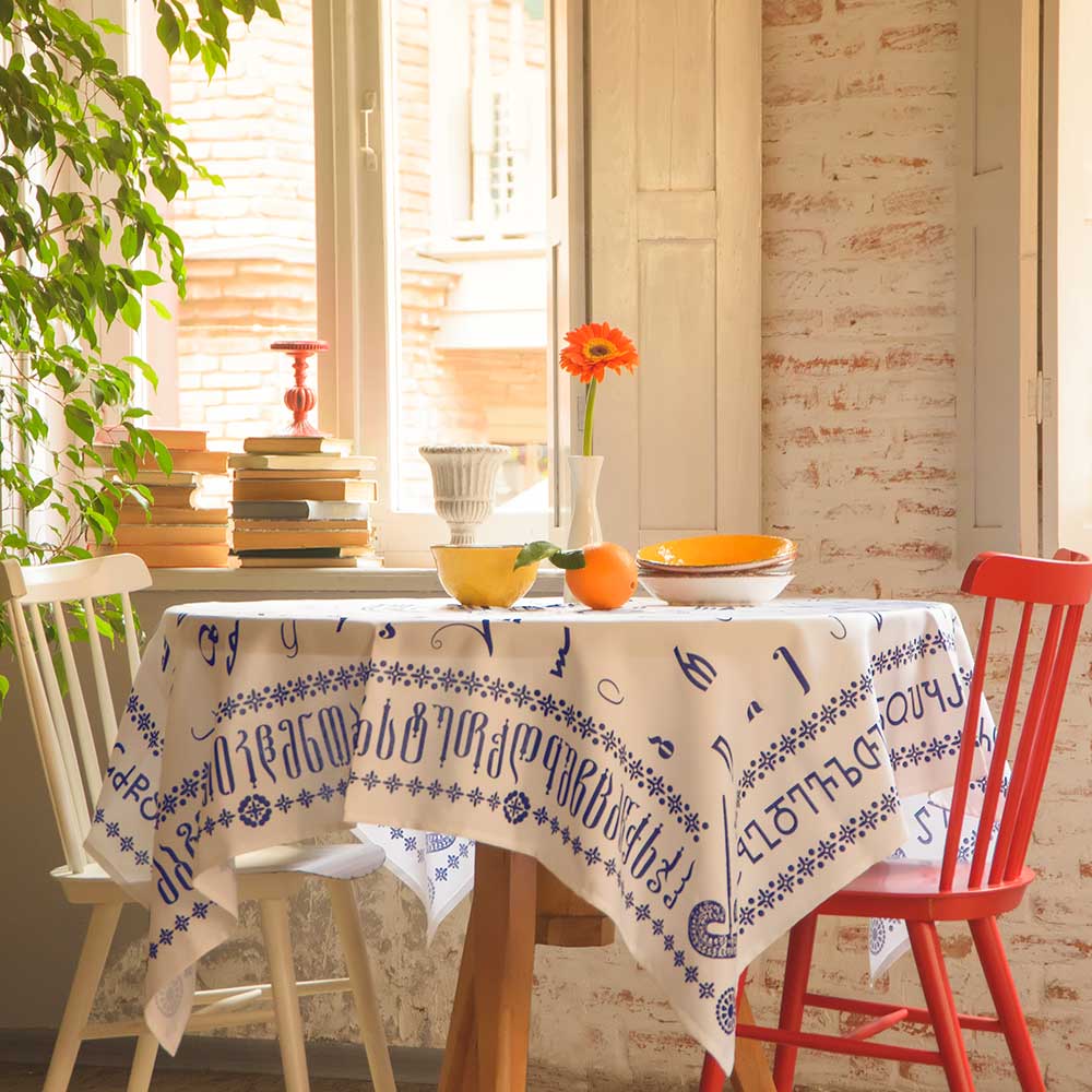 Georgian Alphabet - Tablecloth